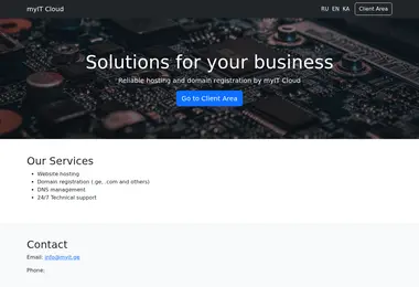Скриншот myit-cloud.ge