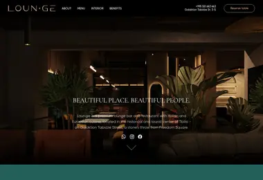 Screenshot of myloun.ge