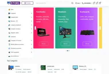 Screenshot of mypcstore.ge