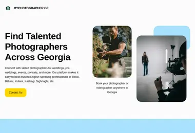 Screenshot of myphotographer.ge