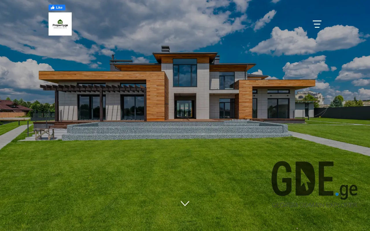 Screenshot of the site myproperty.ge at 2025-11-28