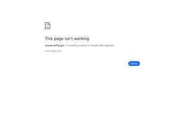Screenshot of mysecurity.ge