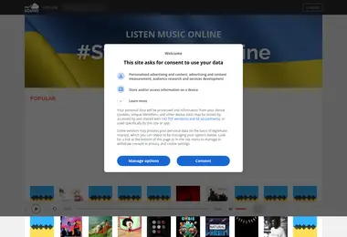 Скриншот mysound.ge