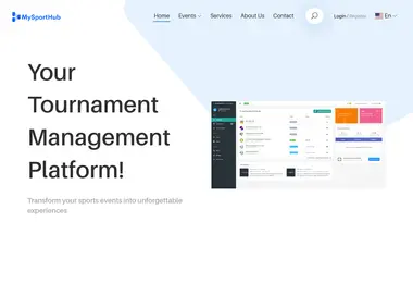Screenshot of mysporthub.ge