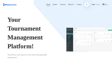 Screenshot of mysporthub.ge