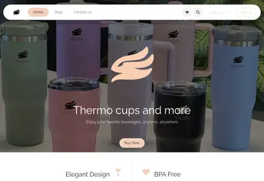 Screenshot of nadimishop.ge
