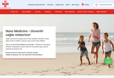 Скриншот nanomedicine.ge