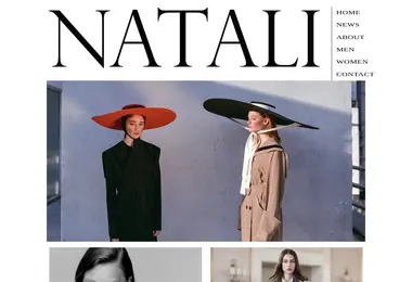 Screenshot of natalimodels.ge