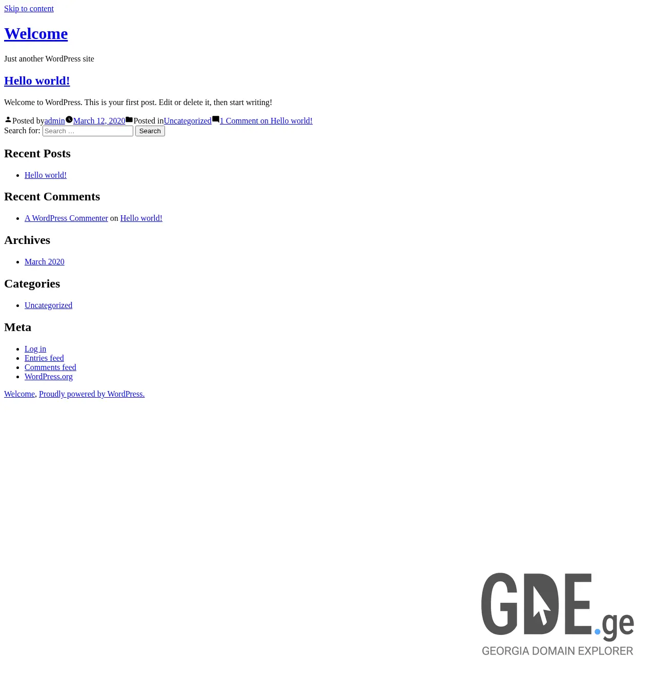 Screenshot of the site natbiladze.ge at 2025-12-03