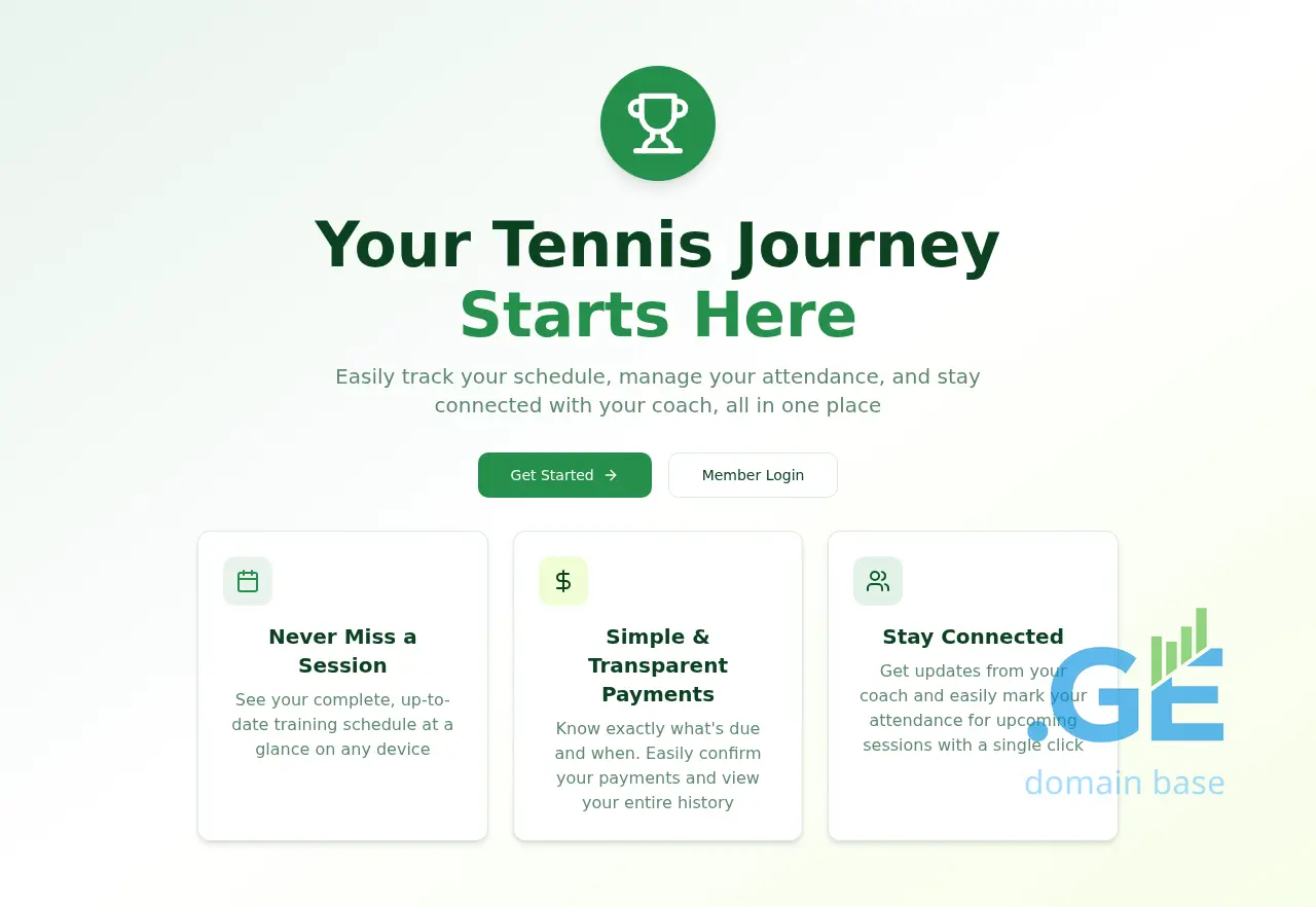 Screenshot of the site natiatennis.ge