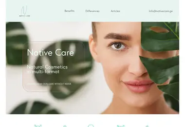 Скриншот nativecare.ge