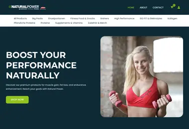 Screenshot of naturalpower.ge