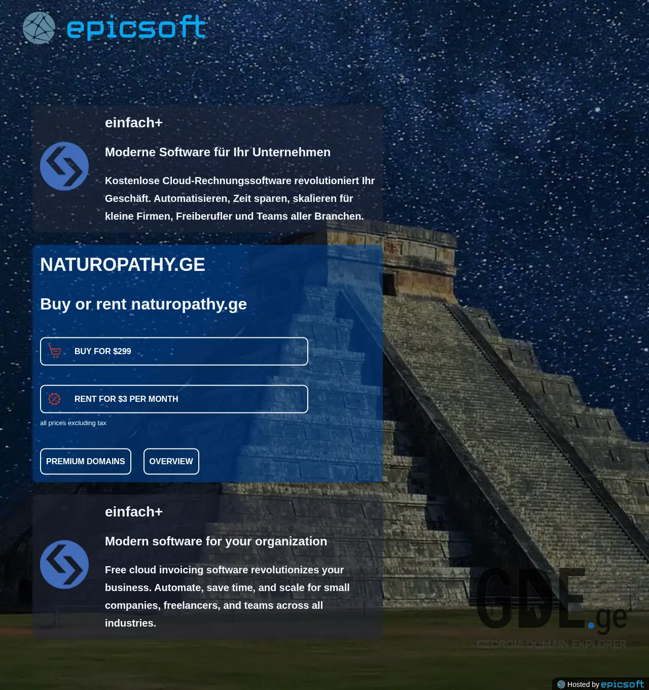 Screenshot of the site naturopathy.ge at 2025-12-03