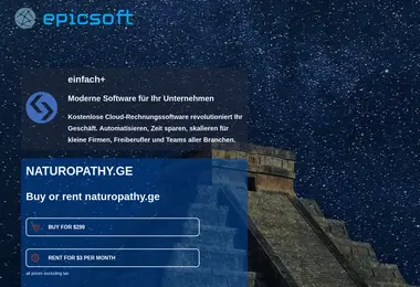 Screenshot of naturopathy.ge