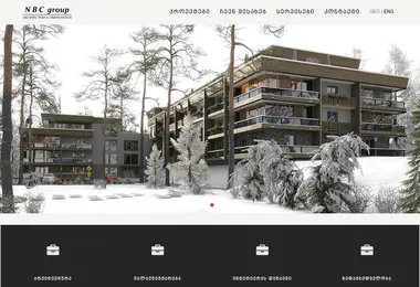 Screenshot of nbcgroup.ge