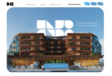 Скриншот nbdevelopment.ge