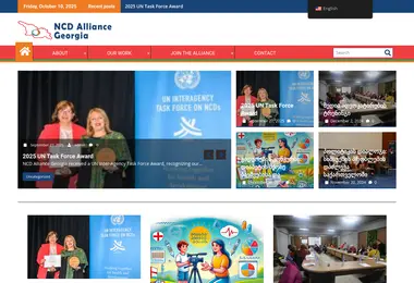ncdalliance.ge-ის ეკრანის სურათი