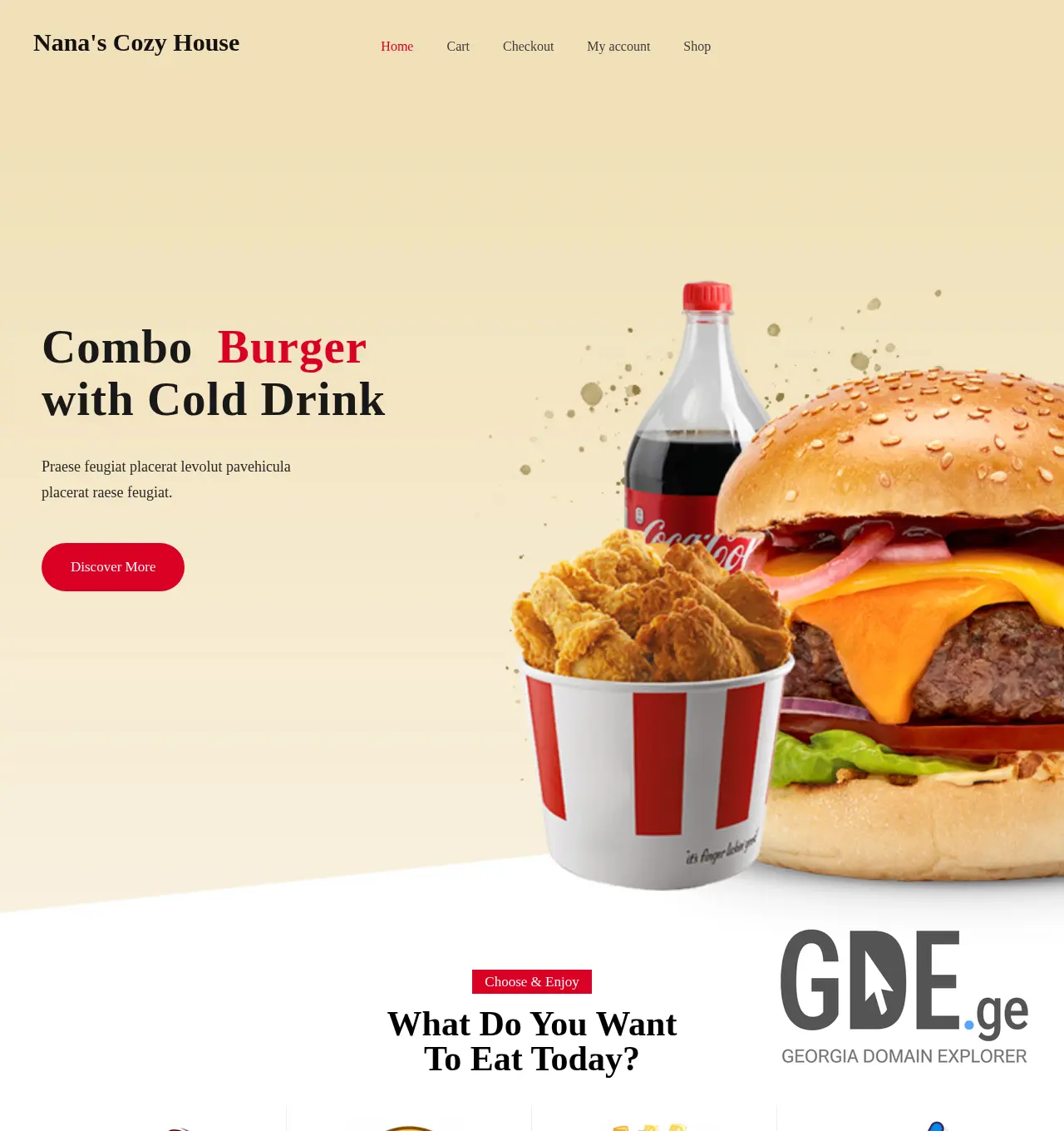 Screenshot of the site nch.ge at 2025-12-03