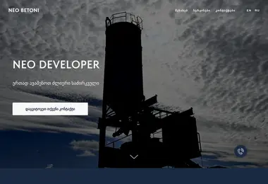 Screenshot of neobetoni.ge