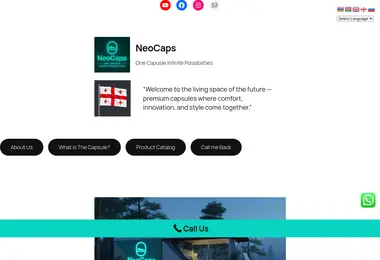Screenshot of neocaps.ge
