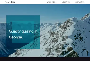 Screenshot of neoglass.ge