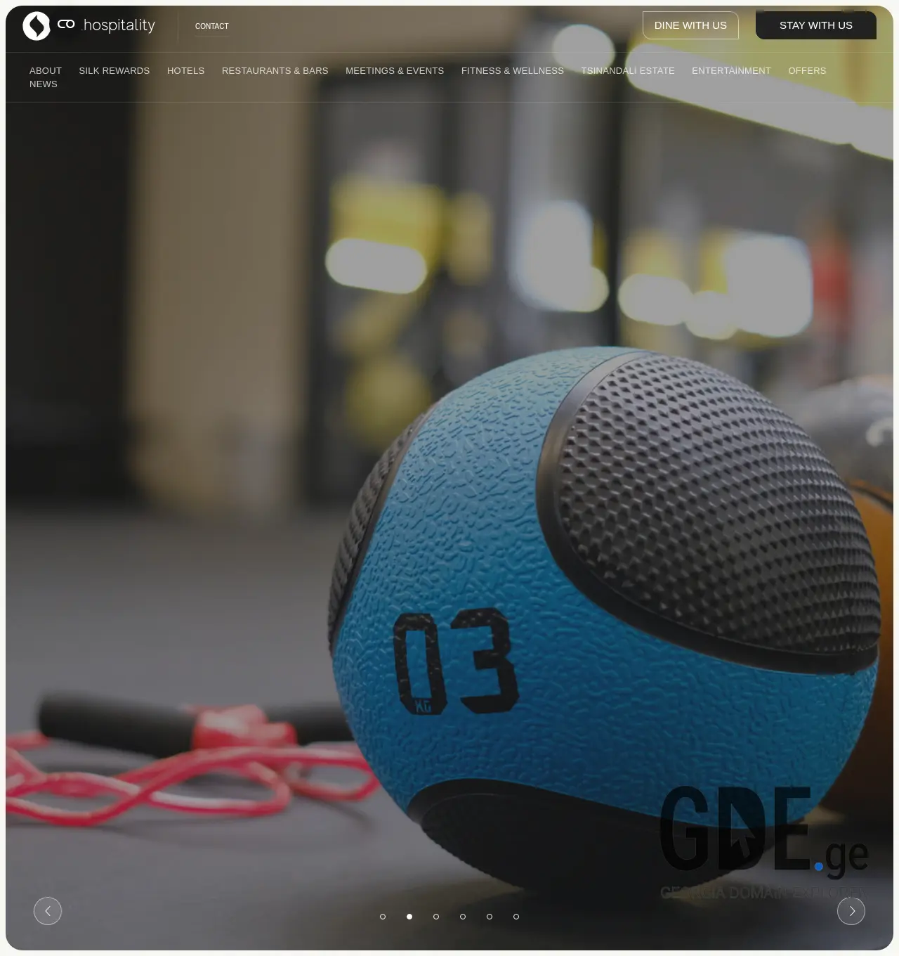 Screenshot of the site neptune.ge at 2025-11-29