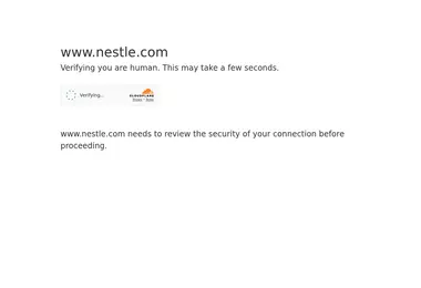 Скриншот nestle.ge