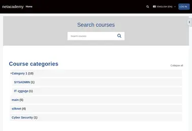 Screenshot of netacademy.ge