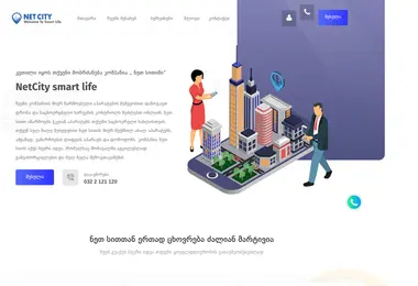 Screenshot of netcity.ge