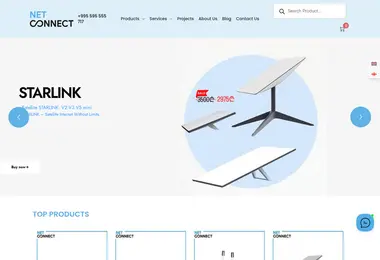 Скриншот netconnect.ge