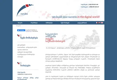 Screenshot of netiko.ge