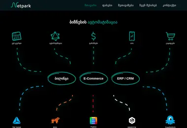Скриншот netpark.ge