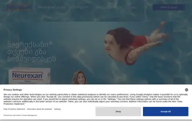 Screenshot of neurexan.ge