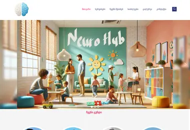 Screenshot of neurohub.ge