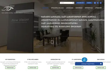 Screenshot of new-vision.ge
