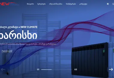 Скриншот newclimate.ge