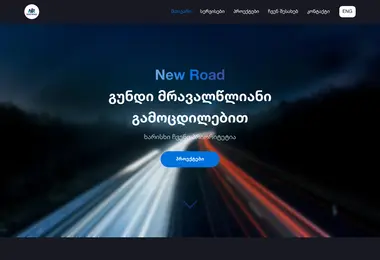 Скриншот newroad.ge