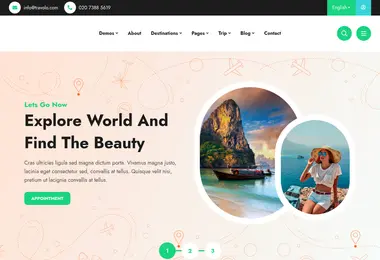 Screenshot of newtravels.ge