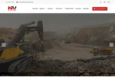 Screenshot of newvisiongroup.ge