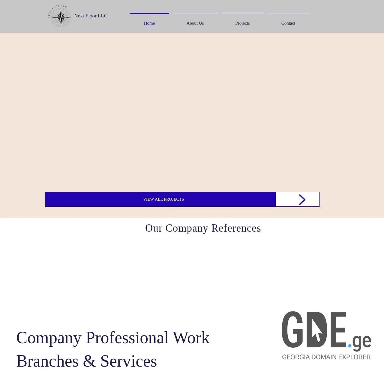 Screenshot of the site nextfloor.ge at 2025-12-11