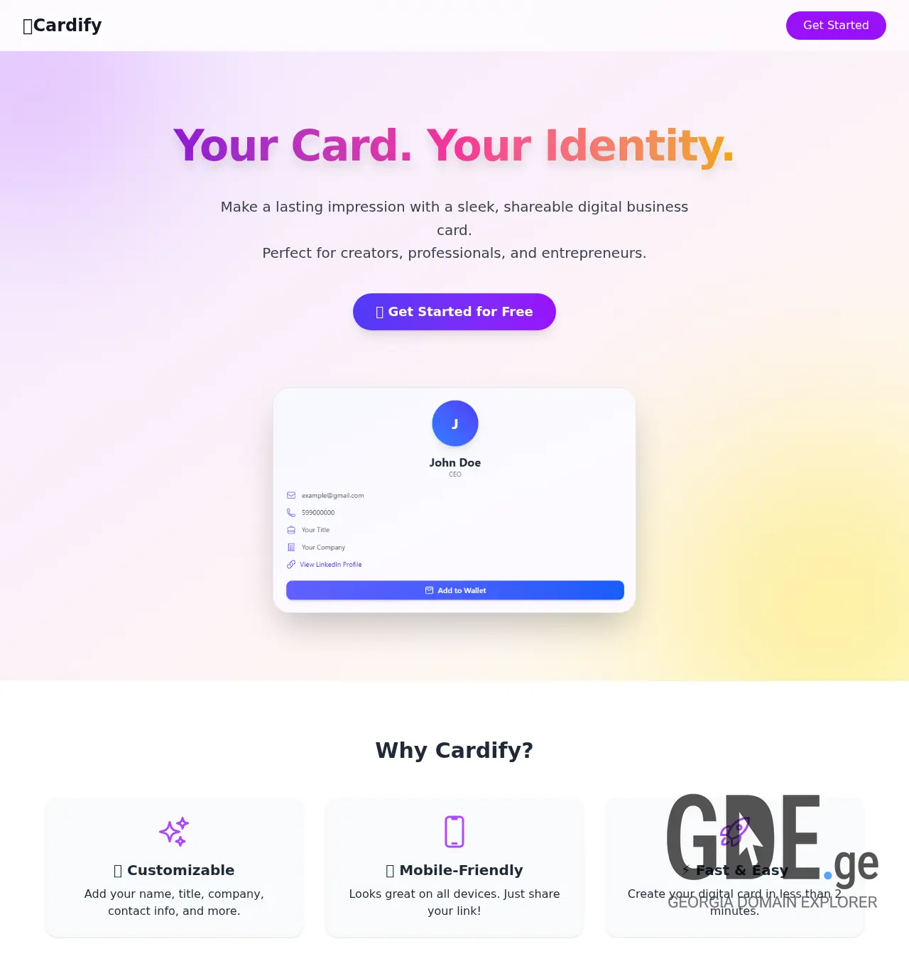 Screenshot of the site ni2.ge at 2025-12-03