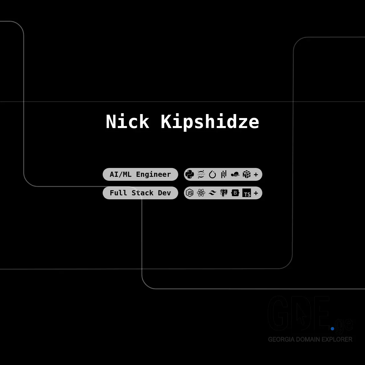 Screenshot of the site nick.ge at 2025-12-12