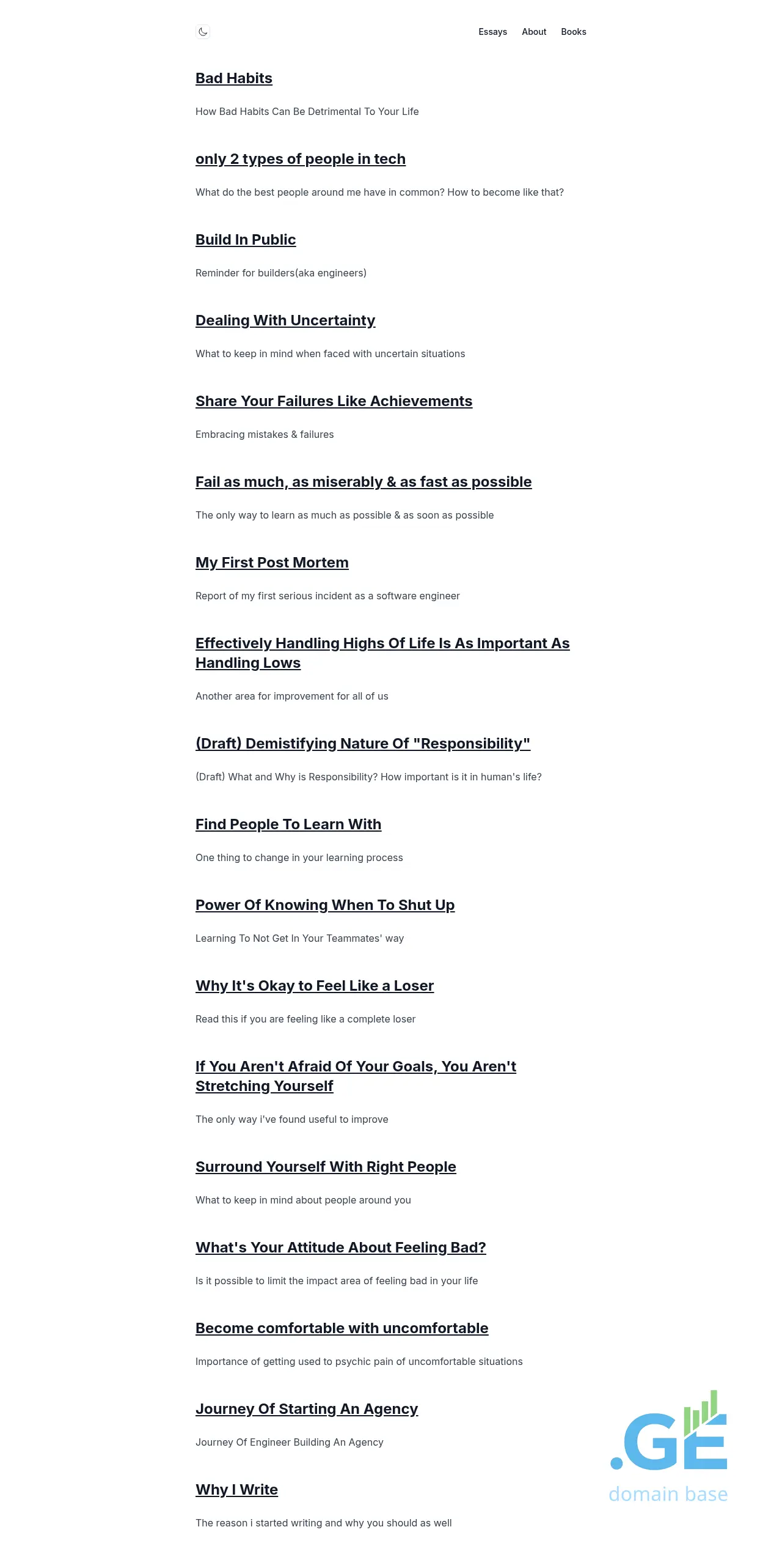 Screenshot of the site nikasakandelidze.ge