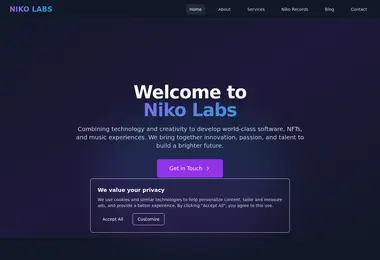 Скриншот nikolabs.ge