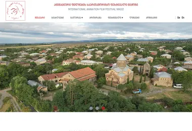 Screenshot of nikozifestival.ge