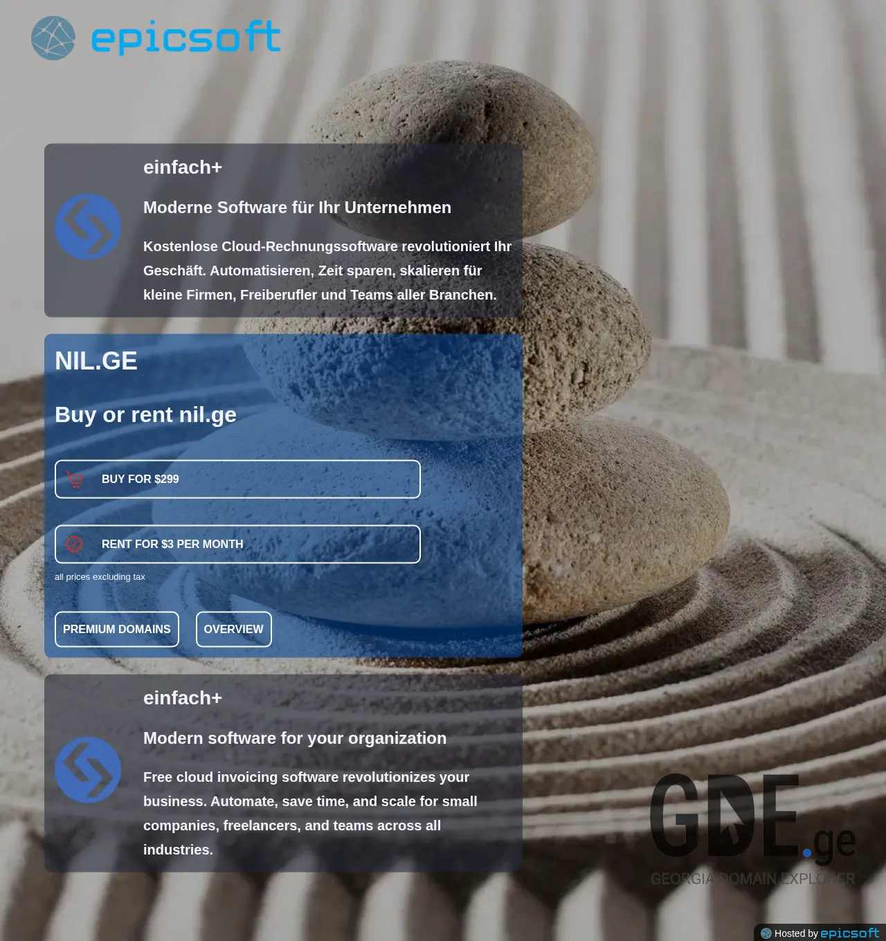 Screenshot of the site nil.ge at 2025-12-03