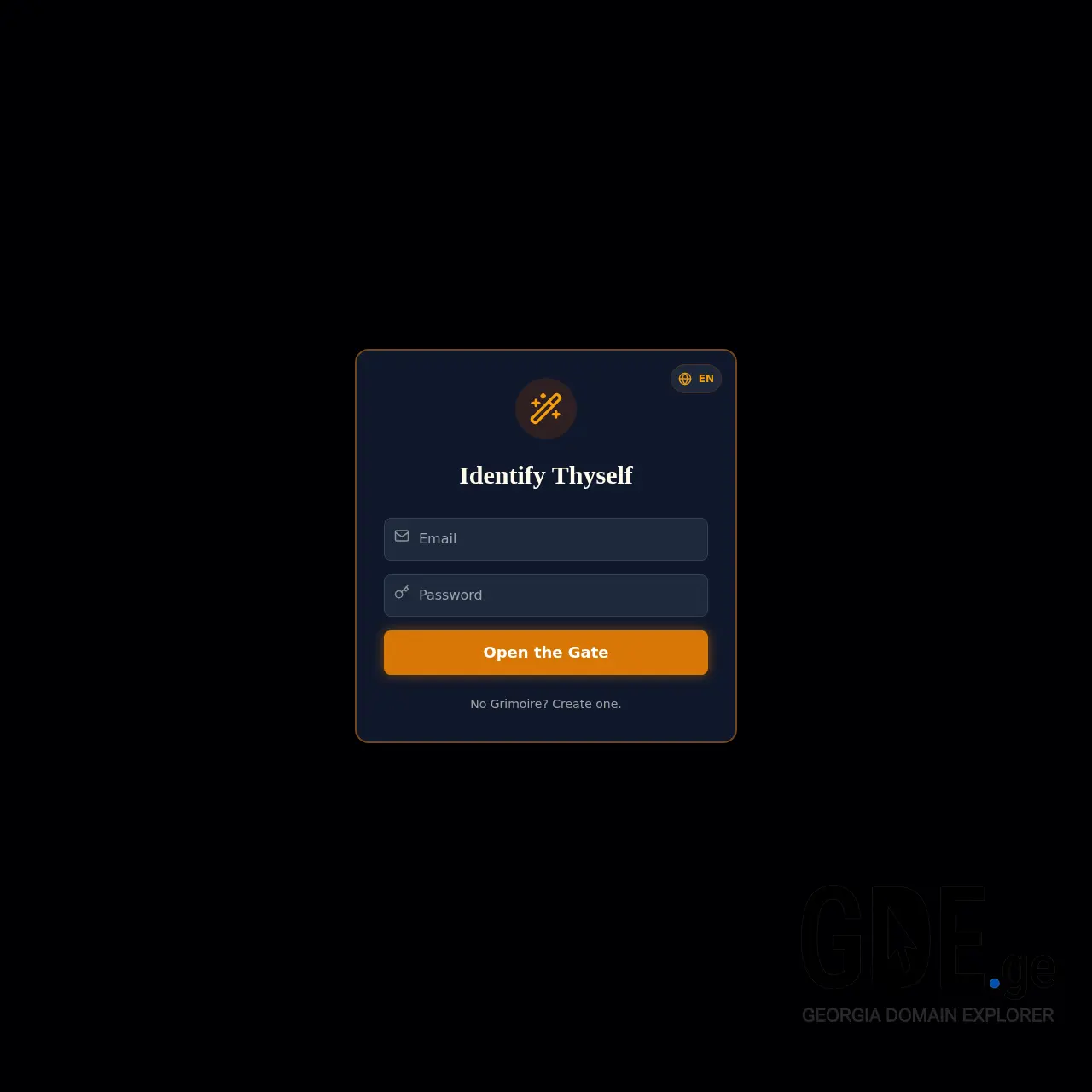 Screenshot of the site nimue.ge at 2026-01-18