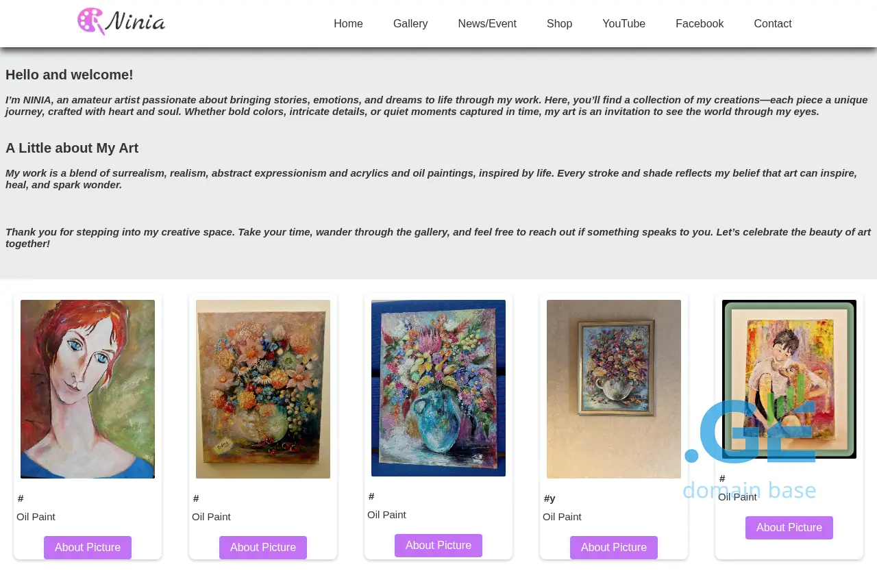 Screenshot of the site ninia.ge