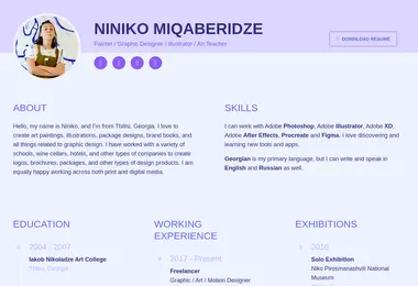 Скриншот niniko.ge