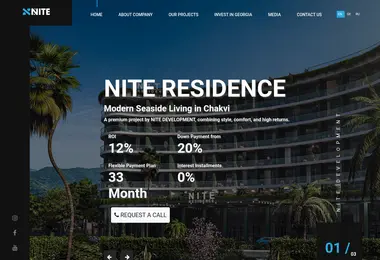 Screenshot of nite.ge
